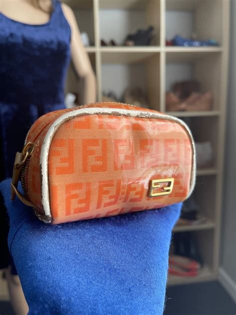 fendi zucca coin pouch|fendi zucca bag vintage.